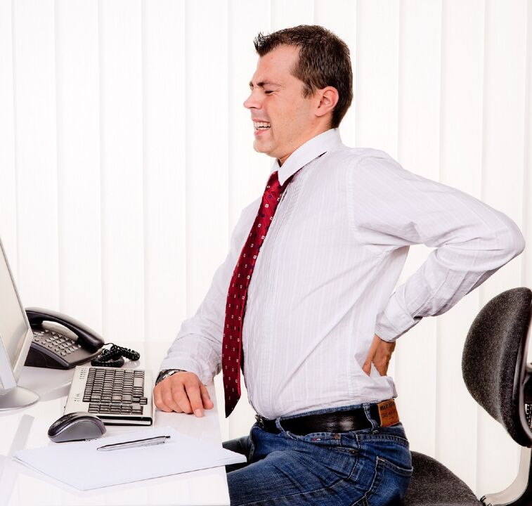 osteocondroză și dureri de spate în timpul muncii sedentare